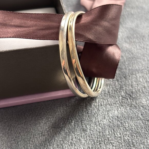 Classico Silver Hoops - Large - Picture 6 of 7